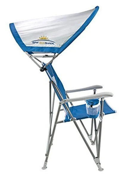 Gci Outdoor SunShade Captain's Chair Güneşlikli  Katlanır Plaj Sandalyesi - 6