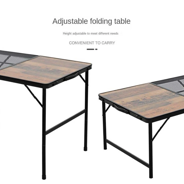 Madfox Eazy Katlanır Kamp Masası Izgaralı - 2