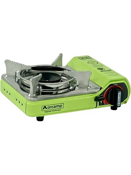 Orcamp Tekli Mini Portatif Ocak Yeşil