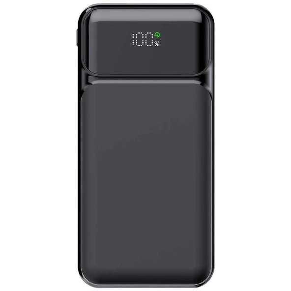 PowerBoost NIGHT 125B 10000mAh 22.5W Dahili Kablolu LCD Siyah Tasinabilir Sarj Cihazi Powerbank