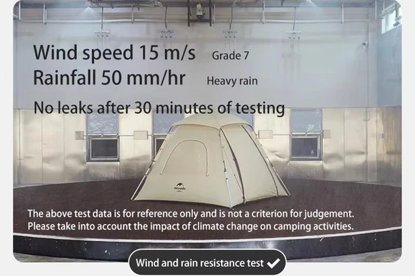 Naturehike Ango UPF 50+ Gölgelikli Otomatik Kurulum Kamp Çadırı - 6