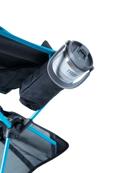 KATLANIR KAMP SANDALYESİ ALT BEZLİ BATMAZ KAYMAZ 150 KG TAŞIMA Turkuaz - 5