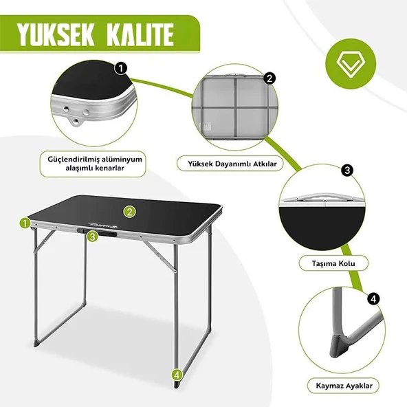 Madfox Zenith Katlanır Kamp Masası - 8