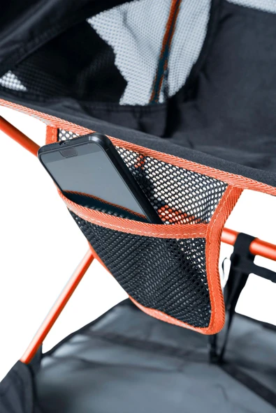 KATLANIR KAMP SANDALYESİ ALT BEZLİ BATMAZ KAYMAZ 150 KG TAŞIMA Turuncu - 4