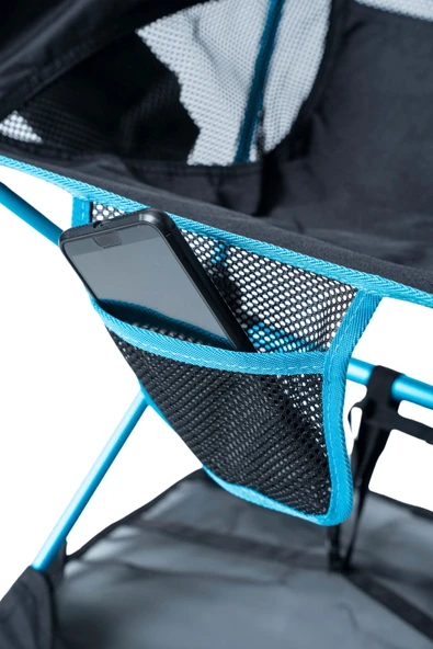KATLANIR KAMP SANDALYESİ ALT BEZLİ BATMAZ KAYMAZ 150 KG TAŞIMA Turkuaz - 7