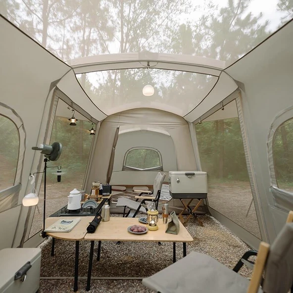Naturehike Glamping Cloud Vessel 4 Kişilik Hızlı Kurulum Tünel Çadır - 5