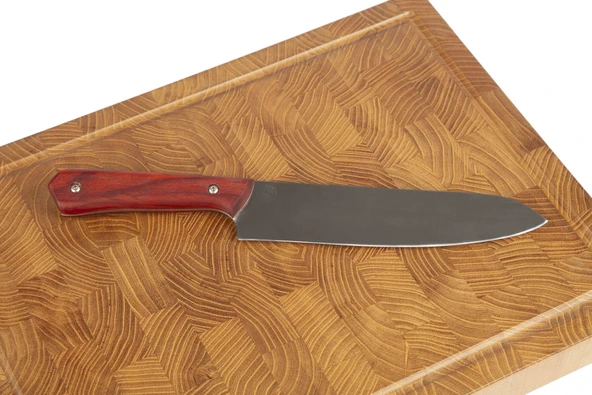 ORMAN LEZZETLERİ ŞEF BIÇAĞI (African Padauk) - 6