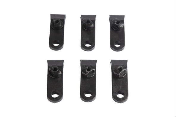 6 Adet Çoklu Kullanımlı Branda, Gölgelik, Tarp Çadır Için Yüksek Kaliteli Vidalı Plastik Klips - 3