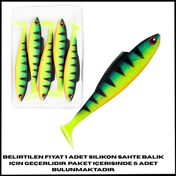 Uyguna-Yakala 4,5g 85mm -Silikon Sahte Balık - UV Boyalı -1033-13 ürün görseli