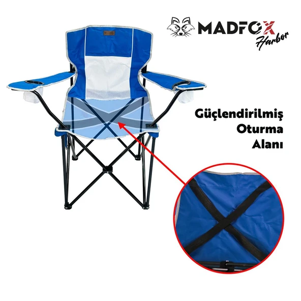 Madfox Harbor Katlanır Kamp Sandalyesi - 4