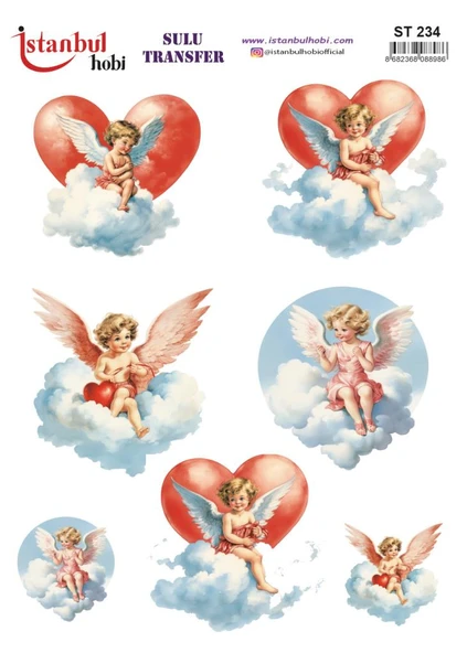 Sulu Transfer Kağıdı 25x35cm ST-234 ürün görseli