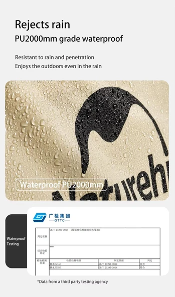 Naturehike Ango UPF 50+ Gölgelikli Otomatik Kurulum Kamp Çadırı - 5