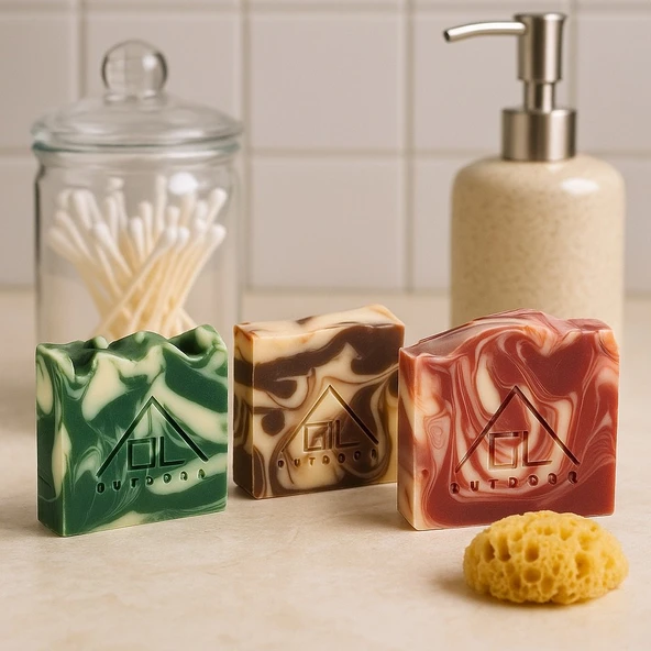 OL OUTDOOR Orman Sabunu + Katranlı Sabun + Kantaron Yağlı Sabun (S.O.S) - 5