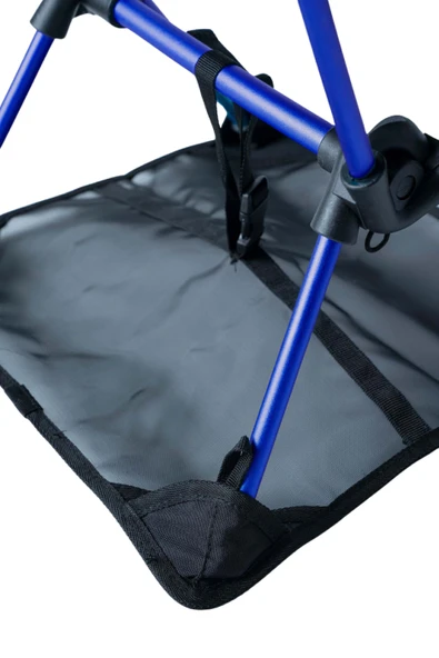 KATLANIR KAMP SANDALYESİ ALT BEZLİ BATMAZ KAYMAZ 150 KG TAŞIMA mavi - 2