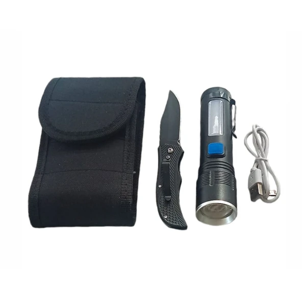 F.B.I F-91 Zoomlu XHP-50 Güçlü Işik Taşıma Çantalı 2 Li Set ürün görseli