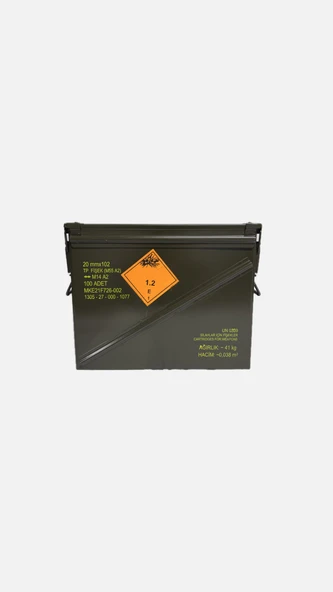 Büyük Boy Mühimmat Sandığı - 9