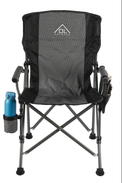 OL Outdoor Mammoth Katlanır Kamp Sandalyesi Gri - 3