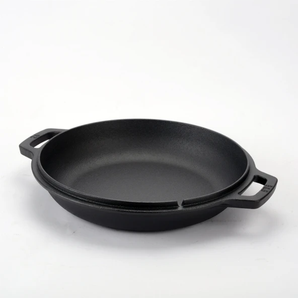 DÖKÜMCÜ BABA Kaplamasız döküm ikili tencere 26cm - 5