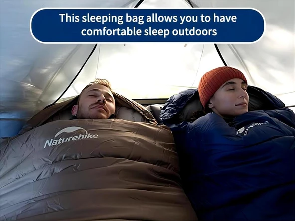 Naturehike MJ600 Mumya Tipi Pamuklu Uyku Tulumu - 4