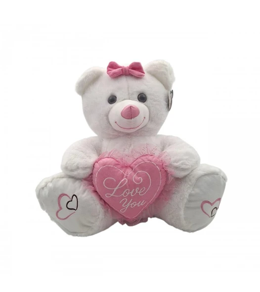 Pembe Kalpli Ayıcık 60 Cm ürün görseli