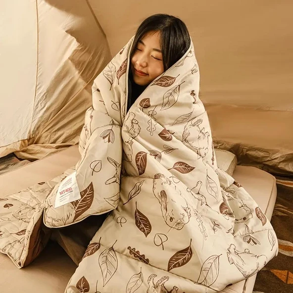 NaturehikeCute MudRabbitMT400 ZarfTrazı PamukluUykuTulumu -18°C - 8