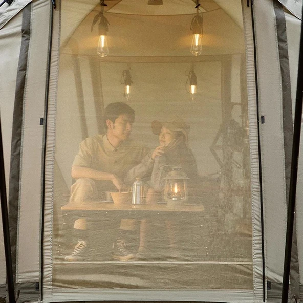 Naturehike Glamping UPF50+ Aries Beta 4-6 Kişilik Tünel Çadır - 7