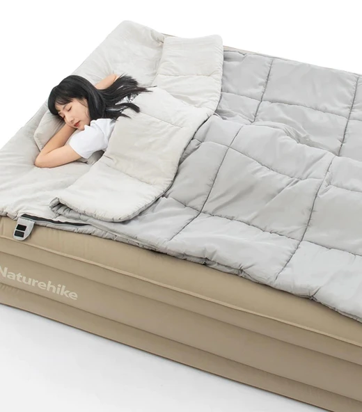 Naturehike HD250 Zarf Tarzı Yastıklı Çift Kişilik Pamuklu Uyku Tulumu - 8