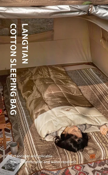 Naturehike LT250 Zarf Tarzı Pamuklu Uyku Tulumu -11°C - 5