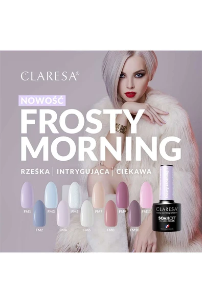 Claresa Kalıcı Oje Frosty Morning 9 Açık Patlıcan Moru 5gr - Resim 2