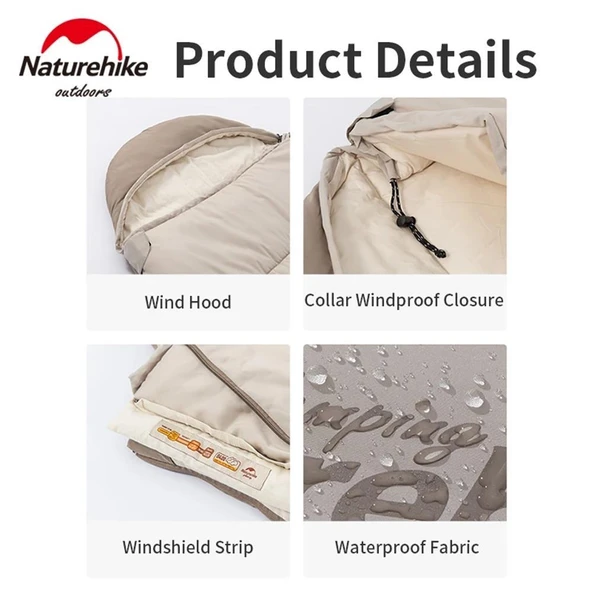 Naturehike Feeder B180 Cotton Uyku Tulumu -8°C - 7