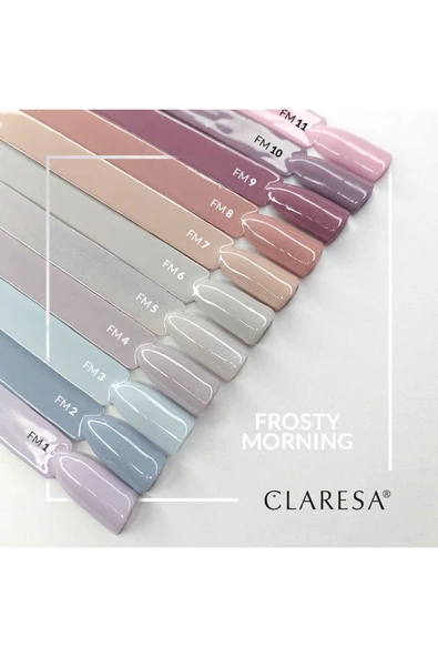 Claresa Kalıcı Oje Frosty Morning 9 Açık Patlıcan Moru 5gr - Resim 5
