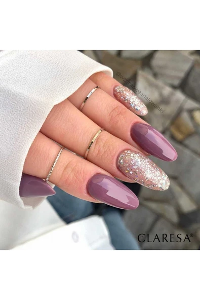 Claresa Kalıcı Oje Frosty Morning 9 Açık Patlıcan Moru 5gr - Resim 4