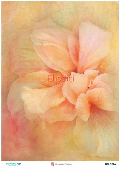 Diamond Pirinç Dekopaj Kağıdı - 2626