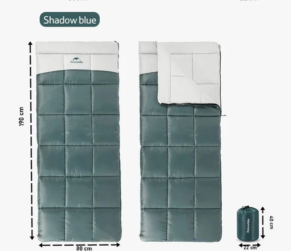 Naturehike LT150 Zarf Tarzı Pamuklu Uyku Tulumu -4°C - 2