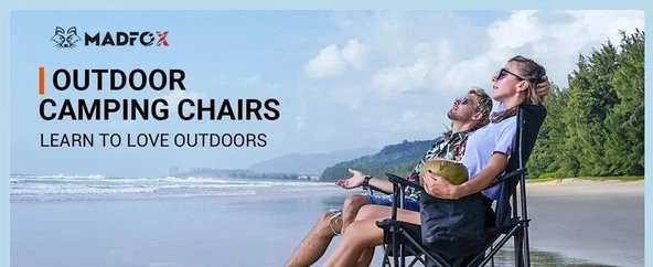 Madfox Moonchair Deluxe Katlanır Kamp Sandalyesi - 3