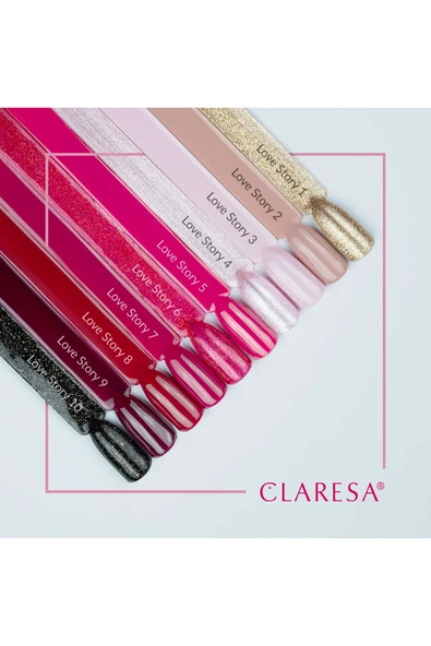 Claresa Kalıcı Oje Love Story Kiraz Kırmızı 8 5g - Resim 4