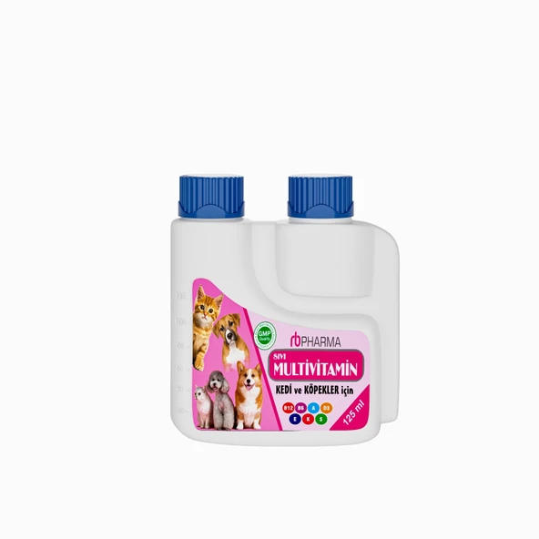 Sıvı Multivitamin Köpek türleri için Tüm yaş gruplarında hızlı sonuç ) Parlak Tüy ve Gelişim 125 ml
