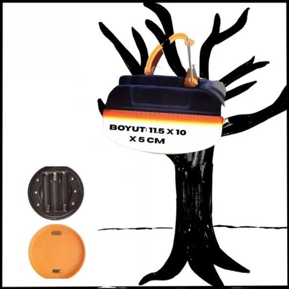 Uyguna-Yakala Led - Sarı - Kamp Lambası - NER.473 ürün görseli