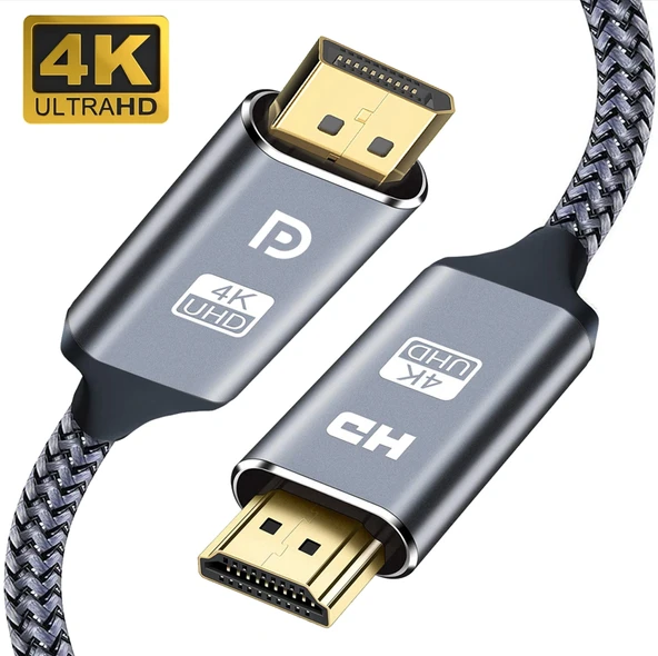 4K DP To HDMI Kablo 1.8 M ZR842 ürün görseli