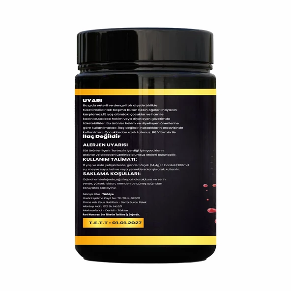 Zeus Nutrition Whey 400g-Çilek-Aromalı - 2