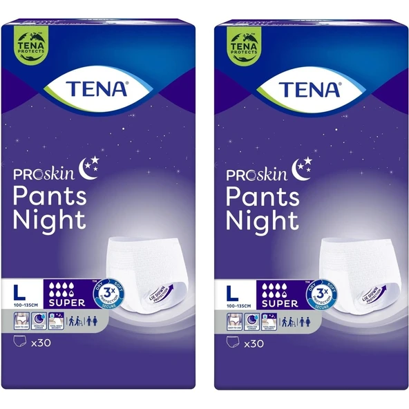 Tena Proskin Pants Night Large ( Büyük) Emici Külot 60 Adet ürün görseli 1