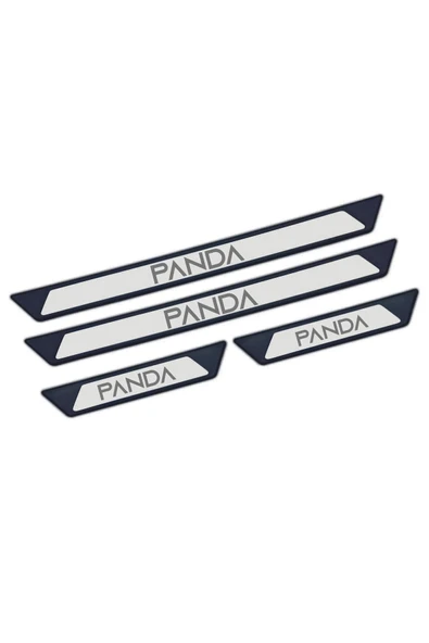 FİAT PANDA TÜM MODELLER UYUMLU STYLE KROM KAPI EŞİĞİ 4 PARÇA ABS - 2