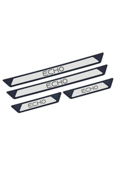 GEELY ECHO TÜM MODELLER UYUMLU STYLE KROM KAPI EŞİĞİ 4 PARÇA ABS - 2