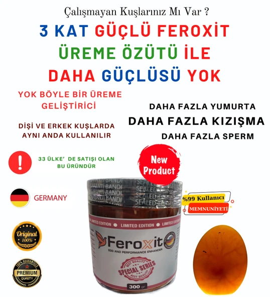 ÇOK GÜÇLÜ KIZIŞTIRICI , ÜRETİM ARTTIRICI 300 gr - 1