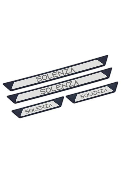 DACİA SOLENZA TÜM MODELLER UYUMLU STYLE KROM KAPI EŞİĞİ 4 PARÇA ABS - 2