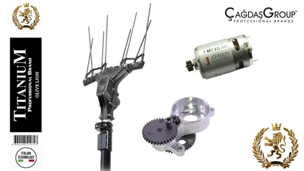 Titanium Olive Lion Plus Akülü Zeytin Hasat Makinesi ve GTA35 Akülü Budama - Resim 7