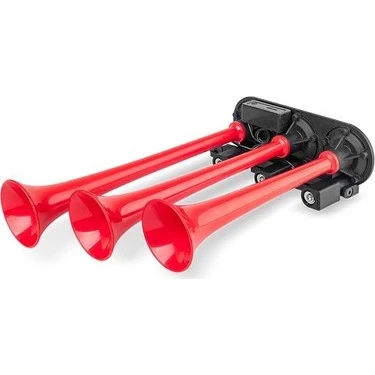 ÜÇ BORULU-MELODİLİ 12V DALİ-SAYDIRMALI ARAP KORNA-PLASTİK BORULU ürün görseli