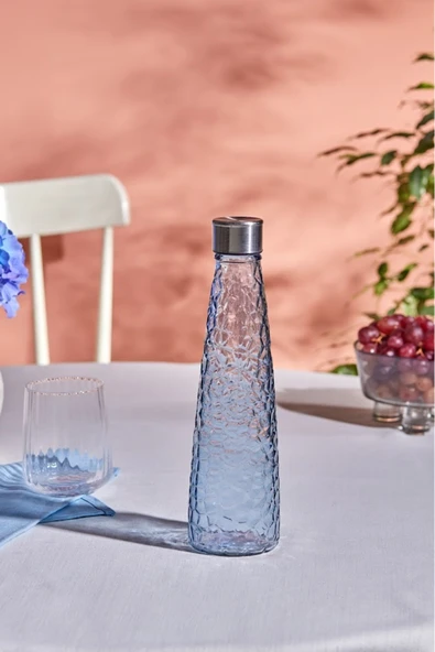 Classe Cam Su ve Meşrubat Şişesi Mavi 500 Ml ürün görseli 1