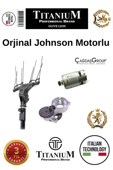 Titanium Olive Lion Plus Akülü Zeytin Hasat Makinesi Şarj Aleti Hediyeli - Resim 4