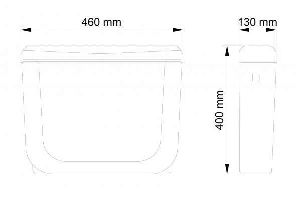 Visam Deniz 2000 Stoplu Spiral Dirsekli Klozet Üstü Rezervuar - 2